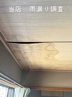 雨漏り調査